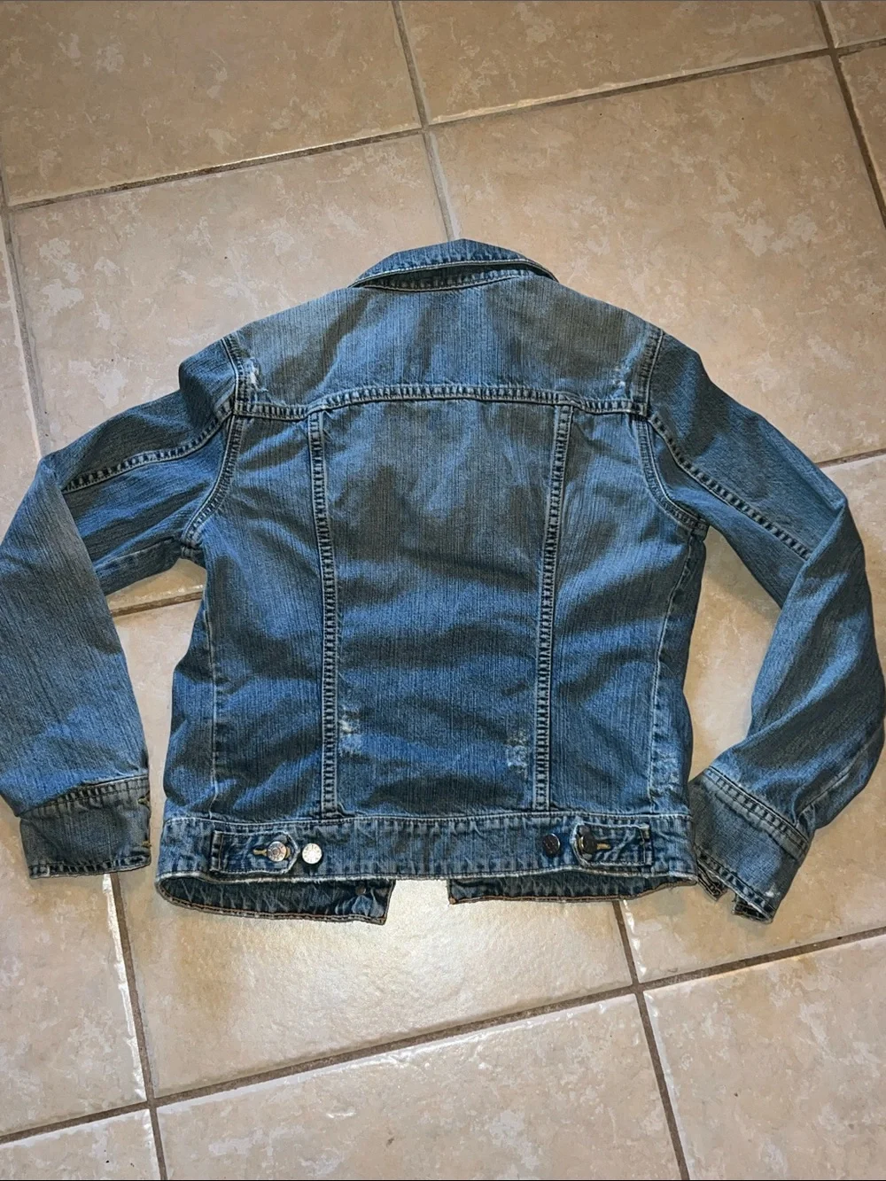J. Crew Y2K Denim Jacket - Women's Casual Button-Up